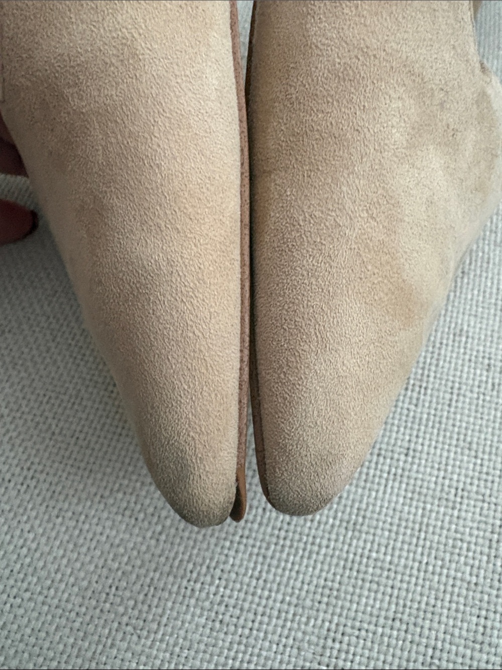 Tuckernuck Shoes Tan Grosgrain Collins Flats Women’s 7.5 Neutral Classic - Picture 9 of 11